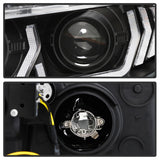 Spyder 16-18 Honda Civic 4Dr w/LED Seq Turn Sig Lights Proj Headlight - Black - PRO-YD-HC16-SEQ-BK - 5086099