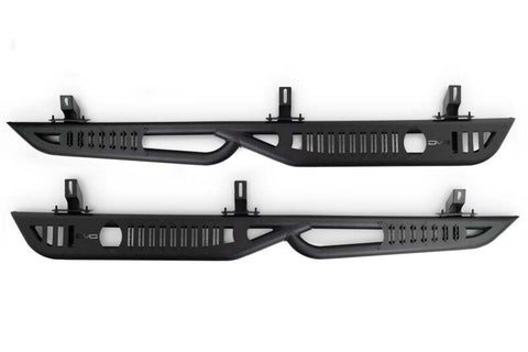DV8 Offroad 07-18 Jeep Wrangler JK (4 Door Only) OE Plus Side Steps - SRJK-08
