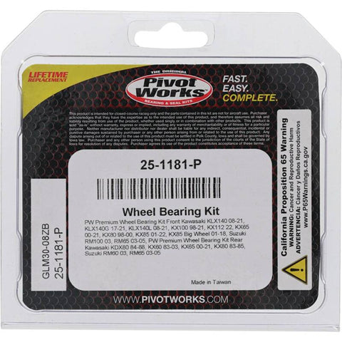 Pivot Works Premium Wheel Bearing - 25-1181-P