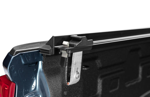 Lund 07-17 Chevy Silverado 1500 (8ft. Bed) Genesis Elite Roll Up Tonneau Cover - Black - 96894