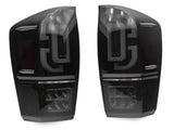 Raxiom 16-23 Toyota Tacoma XW Series Sequential LED Tail Lights- Black Housing/ Smoked Lens - TT30330