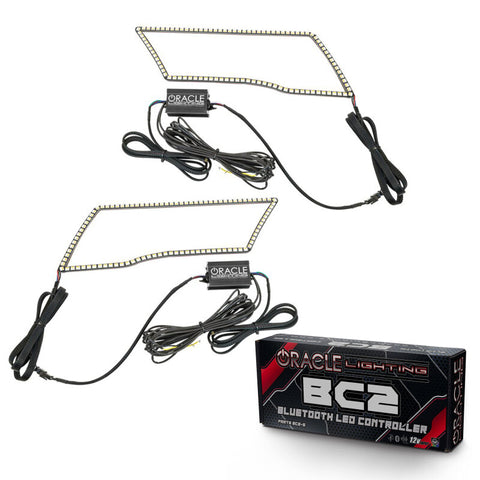Oracle 09-18 Dodge Ram Switchback Quad Headlight Halo Kit - RGB+A + w/ BC1 Controller - 1328-335