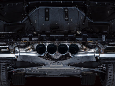 AWE Tuning 2023 C8 Corvette Z06 SwitchPath Cat-Back Exhaust - Diamond Black Tips - 3025-43906