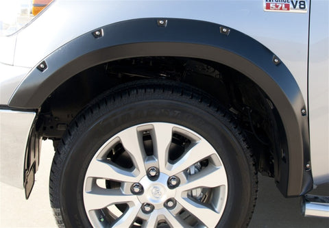 Lund 07-13 Toyota Tundra RX-Rivet Style Textured Elite Series Fender Flares - Black (2 Pc.) - RX602TA
