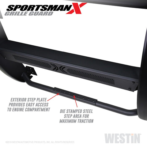 Westin 14-20 Toyota Tundra Sportsman X Grille Guard - Textured Black - 40-33705