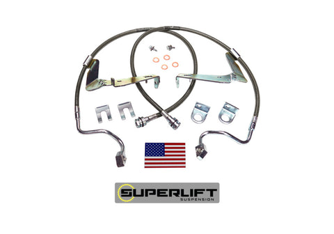 Superlift 08-10 Ford F-250/F-350 w/ 6-10in Lift Kit (Pair) Bullet Proof Brake Hoses - 91560