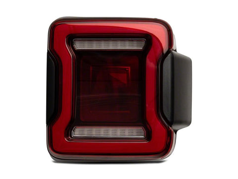 Raxiom 18-23 Jeep Wrangler JL Horizon LED Tail Lights- BlkHousing- Red Lens - J133625-JL