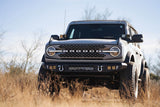 DV8 Offroad 2021+ Ford Bronco Bumper- Accommodates 20in Dual Row Light Bar & (4) 3in Pod Light Mount - FBBR-03