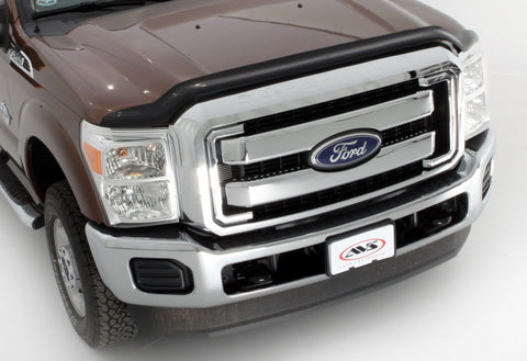 AVS 08-10 Ford F-250 High Profile Bugflector II Hood Shield - Smoke - 45718
