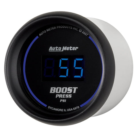 Autometer Cobalt Digital 52mm Digital 5-60 PSI Boost Gauge - 6970