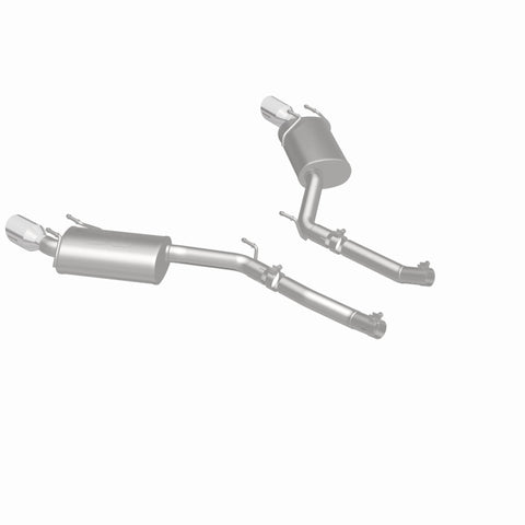 MagnaFlow Axle-Back Stainless Dual Split 4in Polished Tips 10-15 Chevrolet Camaro Convert. 3.6L V6 - 15354