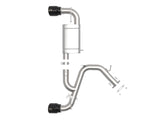 aFe 21-22 Hyundai Veloster N L4-2.0L Takeda 3in 304 SS Axle-Back Exhaust System w/ Black Tip - 49-37029-B