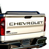 Putco 19-20 Chevy Silverado 1500 - Black Platinum Tailgate Letters CHEVROLET Chevrolet Letters - 55550BPGM
