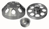 Torque Solution Lightweight WP/Crank/Alt Pulley Combo (Silver): Hyundai Genesis Coupe 3.8 2010+ - TS-GEN-006S