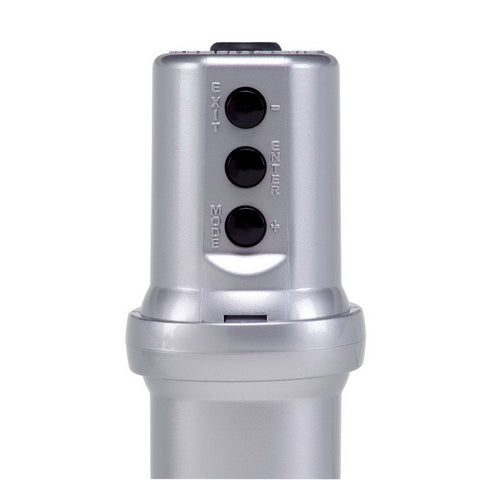 Autometer Shift Light Level 2 DPSS Digital w/ Multi-Color LED Silver Pedestal Mount - 5349