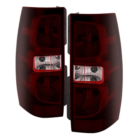 xTune Chevy Suburban 07-13 OEM Style Tail Lights Red Smoked ALT-JH-CSUB07-OE-RSM - 9030222