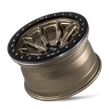 Dirty Life 9303 DT-1 17x9 / 8x170 BP / -12mm Offset / 130.8mm Hub Satin Gold Wheel - Beadlock - 9303-7970MGD