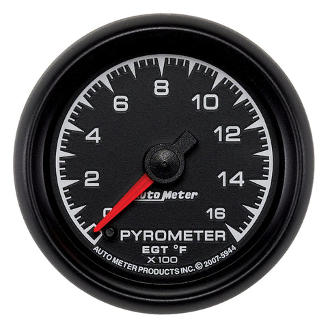 Autometer ES 52.4mm Pyrometer 0-1600 Degree F FSE Gauge - 5944