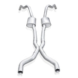 Stainless Works 62-67 Chevy Nova 3in Catback w/ X-Pipe Turbo Chambered Mufflers 3in Cores - NVSBC3CB