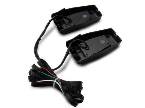 Raxiom 07-18 Jeep Wrangler JK w/ Hard Top Axial Series Rear Window Glass Hinge LED Lights - J153594