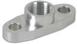 Vibrant Billet Alum Oil Drain Flange for GT32 GT37 GT40 GT42 GT45R and GT55R Turbos tapped 1/2in NPT - 2853