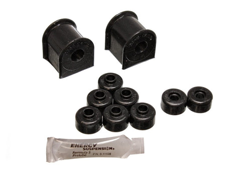 Energy Suspension 89-94 Nissan 240SX (S13) Black 15mm Rear Sway Bar Bushing Set - 7.5122G