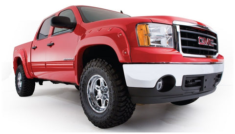 Bushwacker 07-13 GMC Sierra 1500 Fleetside Boss Pocket Style Flares 4pc 69.3in Bed - Black - 40940-02
