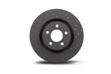 Hawk Talon 2000 Audi TT Quattro Solid Rear Rotor Drilled and Slotted Rear Brake Rotor Set - HTC4786