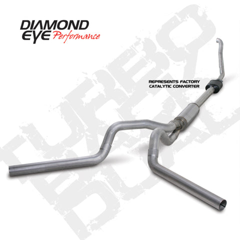 Diamond Eye KIT 4in TB DUAL AL: 94-97 FORD 7.3L F250/F350 PWRSTROKE NFS W/ CARB EQUIV STDS - K4308A