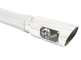 aFe MACHForce XP SS Exhaust 3in to 3.5in Cat-Back w/ Polished Tip 15 Ford F-150 EcoBoost V6 2.7/3.5L - 49-43068-P