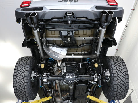 aFe Vulcan Series 3in-2-1/2in 304 SS Cat-Back 2020 Jeep Gladiator (JT) V6-3.6L w/ Black Tips - 49-38084-B