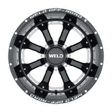Weld Off-Road W125 20X10 Granada Six 6X139.7 ET-18 BS4.75 Gloss Black MIL 106.1 - W12500084475