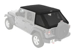 Bestop 18-26 Jeep Wrangler JL 4-Door Trektop (Premium Black Twill) - 56863-17
