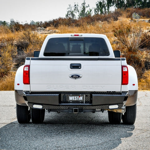 Westin 11-16 Ford F-250/350 HDX Bandit Rear Bumper - Black - 58-341115