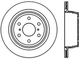 StopTech Power Slot 07-09 Cadillac Escalade / 07-09 Chevy Avalanche Rear Left Slotted CRYO Rotor - 126.66065CSL