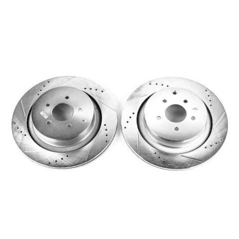 Power Stop 09-13 Infiniti FX50 Rear Evolution Drilled & Slotted Rotors - Pair - JBR1386XPR