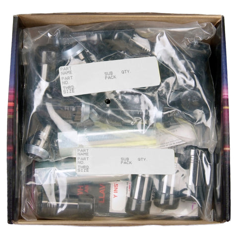 McGard SplineDrive Tuner 6 Lug Install Kit w/Locks & Tool (Cone) M14X1.5 / 1in. Hex - Blk - 65610BK