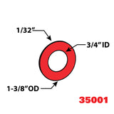 SPC Performance Kenworth Shim 1/32 (6) - 35001