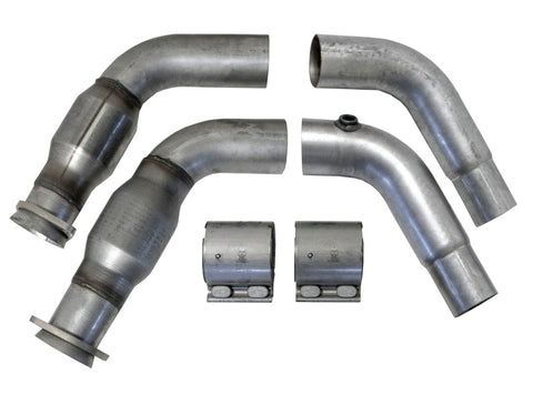BBK 05-20 Dodge Challenger/Charger 6.1/6.2/6.4L Hemi 3in Catted High Flow Mid Pipe - 16481