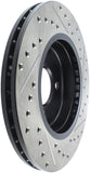 StopTech 02-07 Mini Cooper/Cooper S Slotted & Drilled Right Front Rotor - 127.34067R