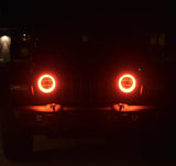 Oracle Jeep Wrangler JL/Gladiator JT LED Surface Mount Headlight Halo Kit - White - 1214-001