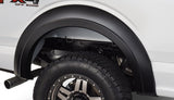 Bushwacker 15-17 Ford F-150 Styleside Extend-A-Fender Style Flares 2pc 67.1/78.9/97.6in Bed - Black - 20094-02
