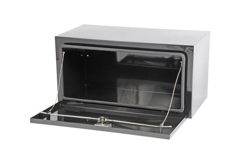 Deezee Universal Tool Box - HD Underbed Black Steel 18X18X36 - DB-2601