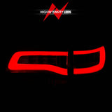 ANZO 2014-2016 Jeep Grand Cherokee LED Taillights Red/Clear - 311268