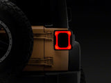 Raxiom 07-18 Jeep Wrangler JK Axial Series Carver LED Tail Lights- Blk Housing (Smoked Lens) - J164241