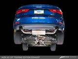 AWE Tuning Audi 8V A3 Touring Edition Exhaust - Dual Outlet Diamond Black 90 mm Tips - 3015-32058