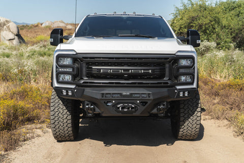 DV8 Offroad 23-26 Ford F-250/F-350 Spec Series Front Bumper w/ Winch - FBFF2-06