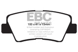 EBC 09-11 Hyundai Azera 3.3 Yellowstuff Rear Brake Pads - DP42031R