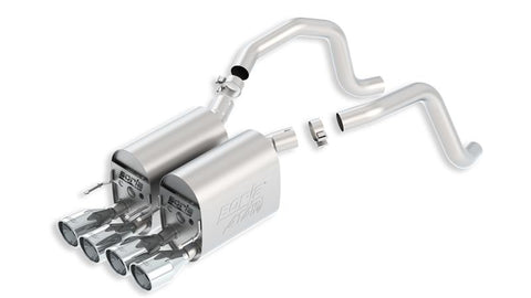 Borla 05-08 Chevrolet Corvette Coupe/Conv 6.0L/6.2L 8cyl Aggressive ATAK Exhaust (rear section only) - 11816