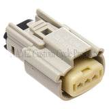 NAMZ 07-23 V-Twin FL Models Molex MX-150 3-Position Female Connector - Gray (72514-07GY) - NM-33471-0302